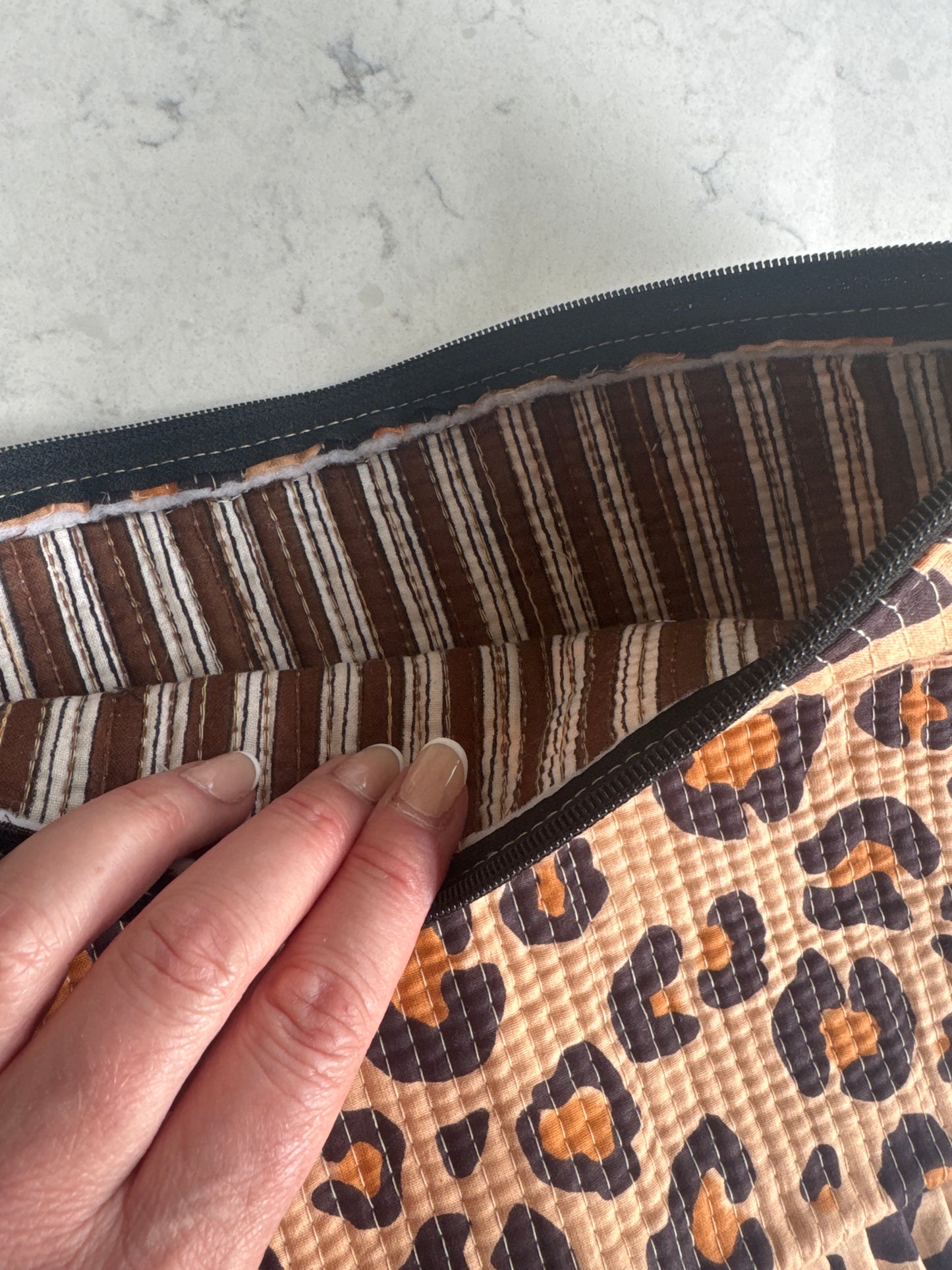 Hannah's Mega Animal Print Pouch