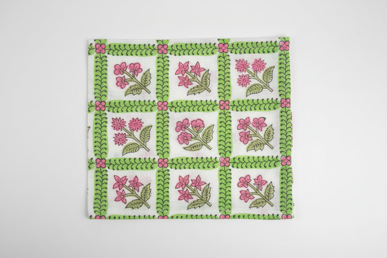 Soft Bloom Napkin Collection - Pink