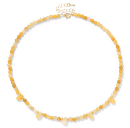 Very Pretty Stone Droplet Necklaces - Multiple Colours