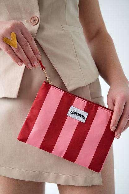 Spring Pouch - Pink & Red