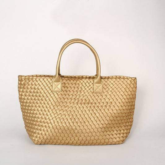 The Weavey Tote - CLASSIC GOLD