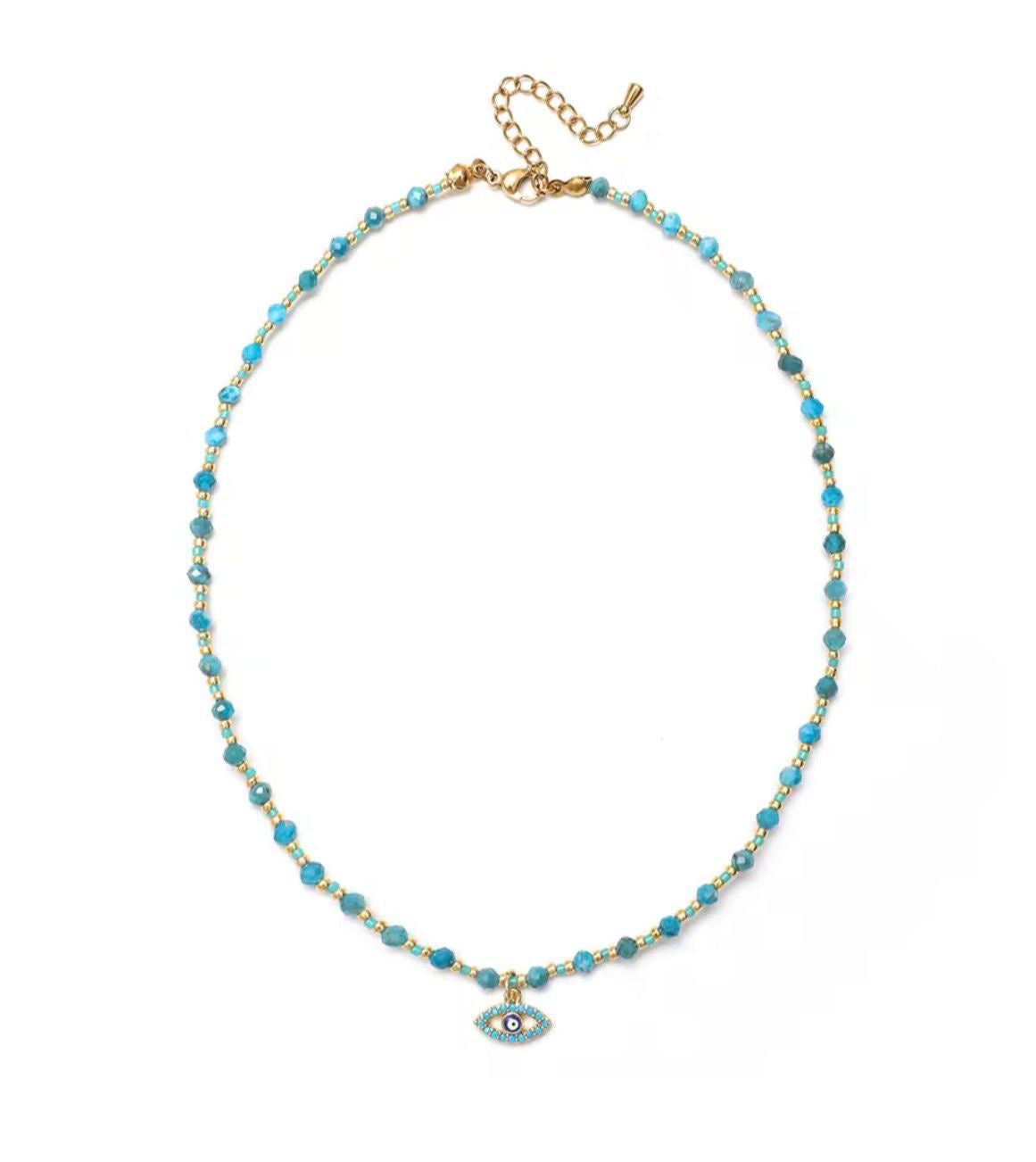 Summer Eye Necklaces - Multi Colours