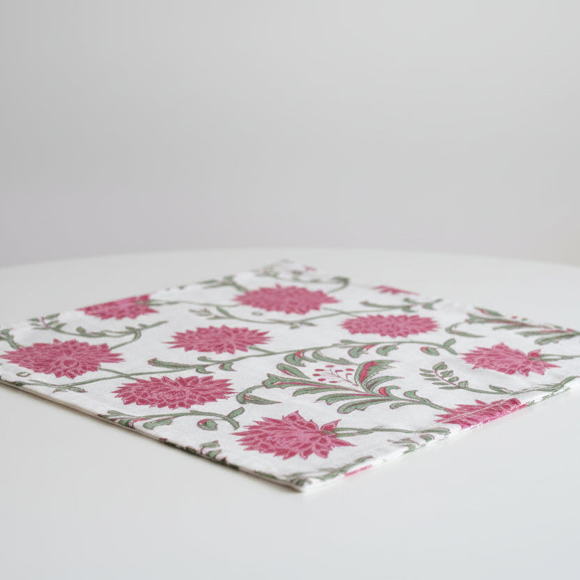 Soft Bloom Napkin Collection - Pink