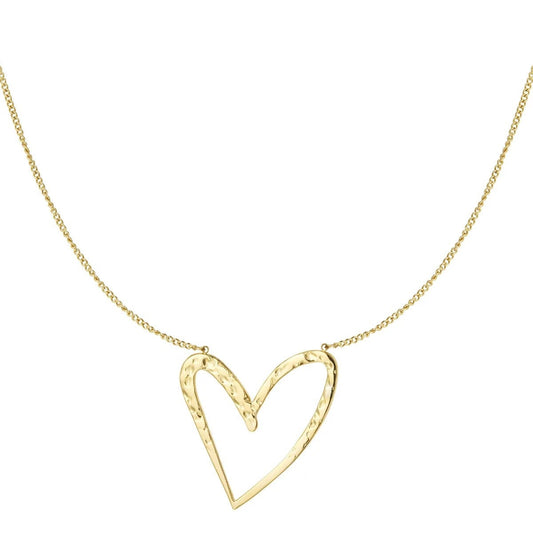 Heart Necklace - Gold
