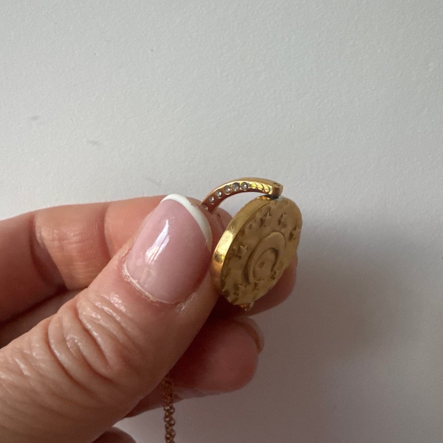 Solstice Gold Necklace - With Spinner