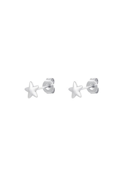 Little Star Studs - Silver