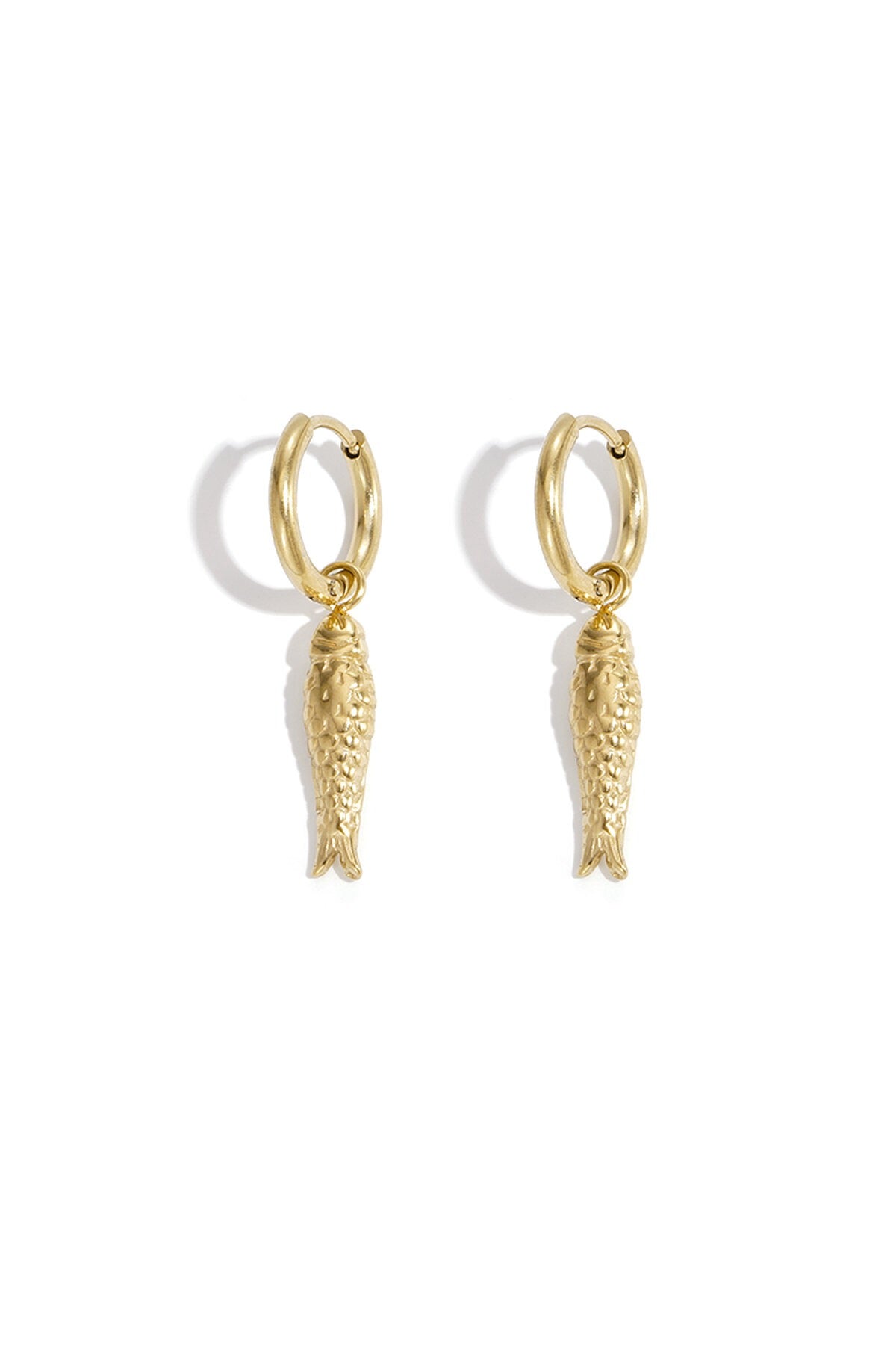 Fish Earrings - Gold
