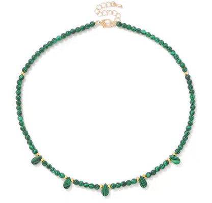 Very Pretty Stone Droplet Necklaces - Multiple Colours