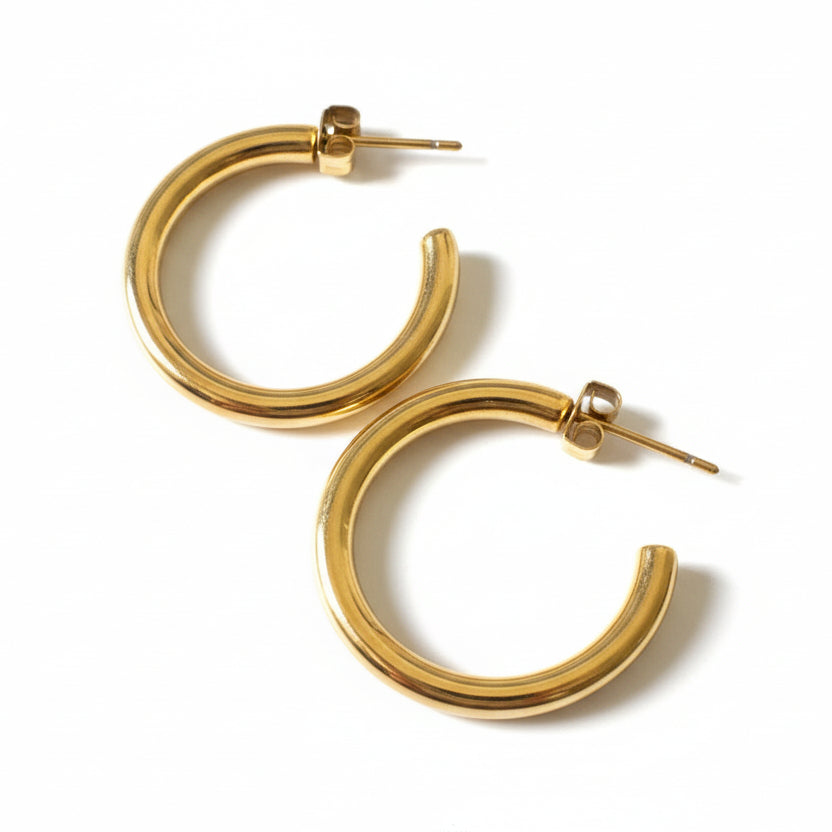 Han's Hoops - Gold/ Silver