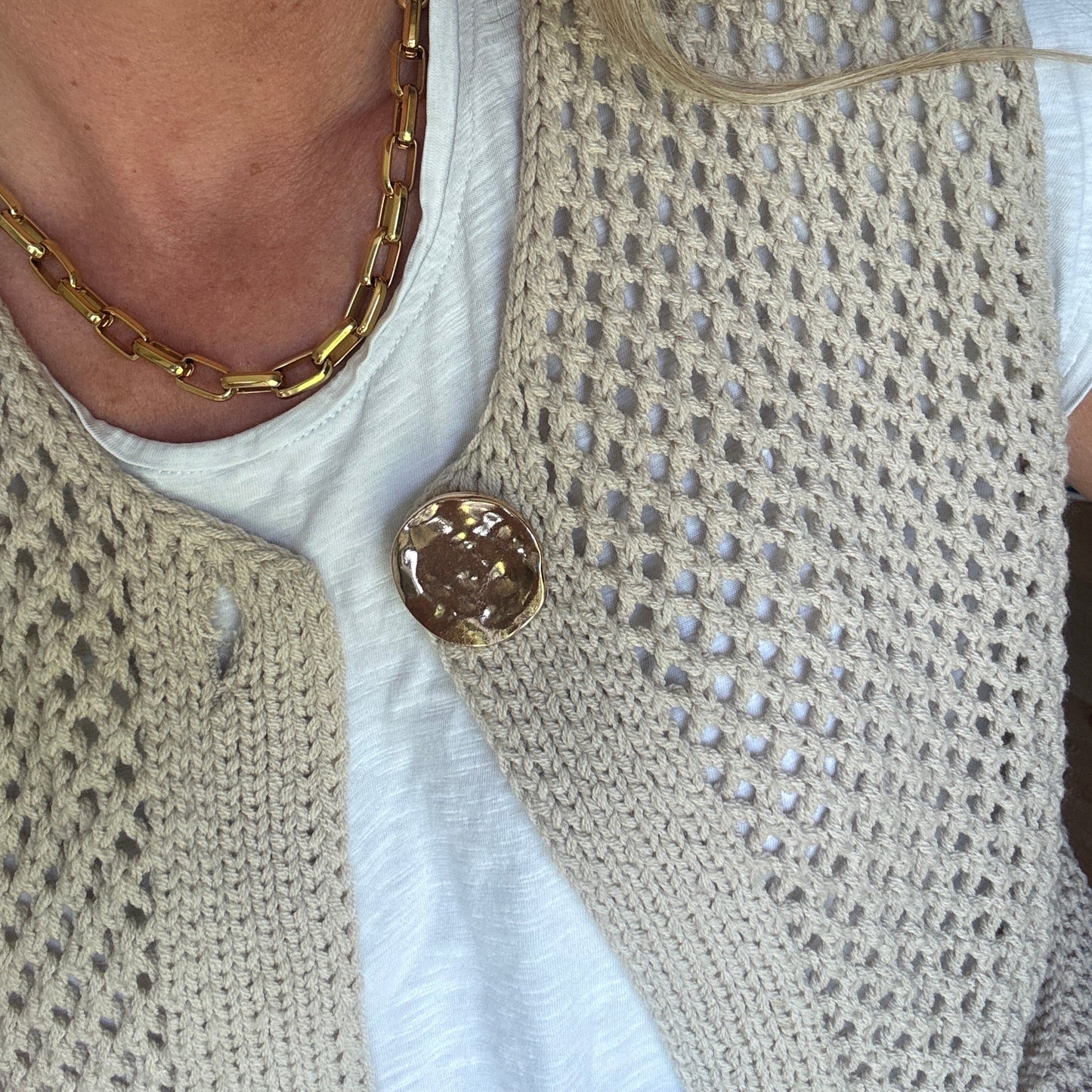 Hannah's Summer Cardi - Ecru