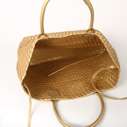 The Weavey Tote - CLASSIC GOLD