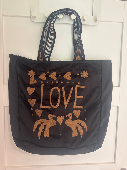 LOVE Tote Bag - Black