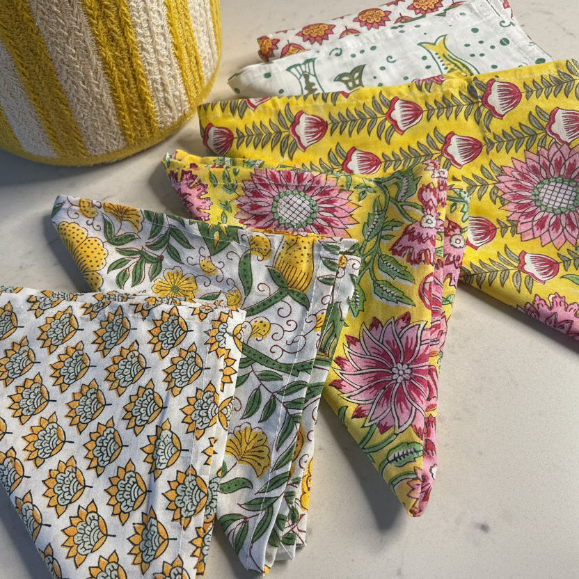 Golden Hour Napkin Sets - YELLOW