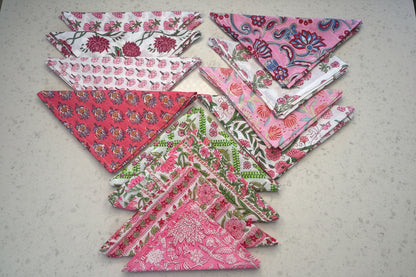 Soft Bloom Napkin Collection - Pink