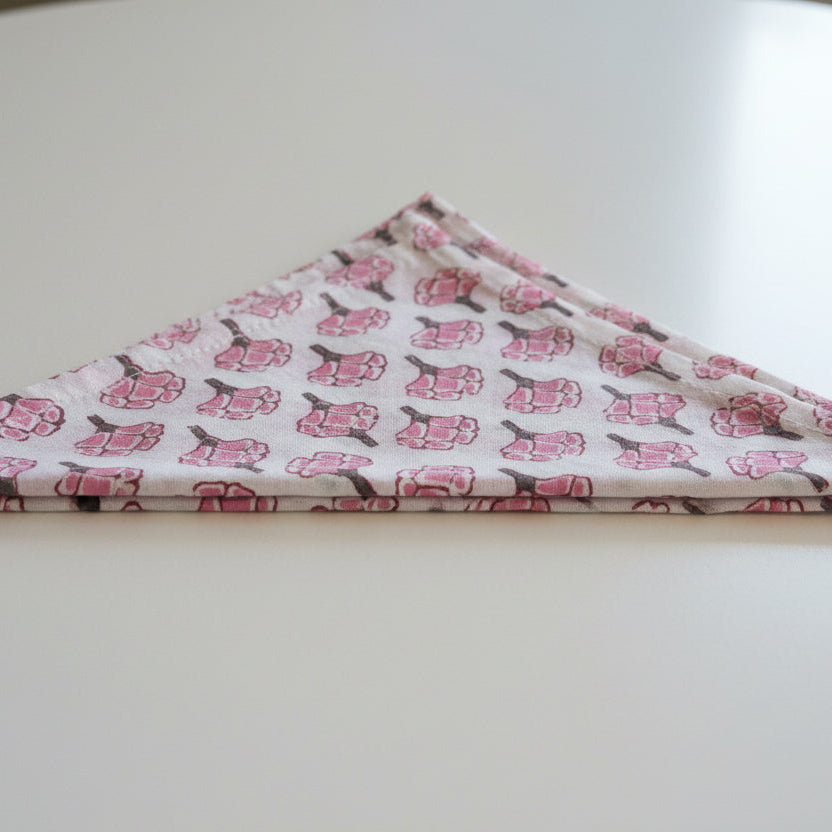 Soft Bloom Napkin Collection - Pink