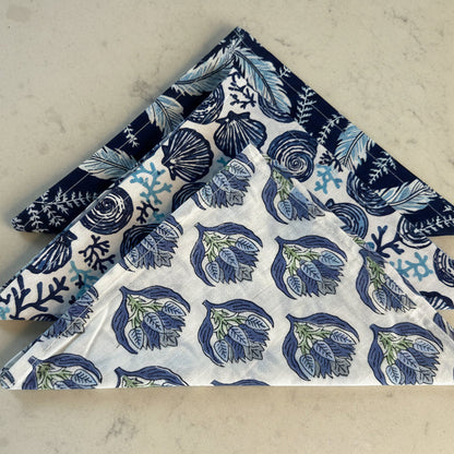 Blue Skies Napkin Sets - BLUE