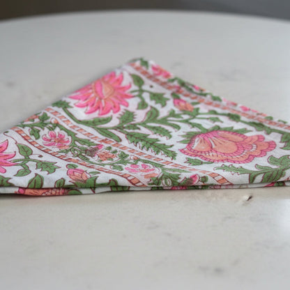 Soft Bloom Napkin Collection - Pink