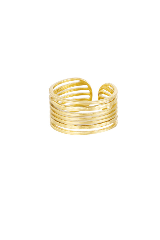 Multi Layered Ring - Gold