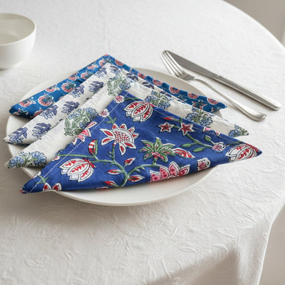 Blue Skies Napkin Sets - BLUE