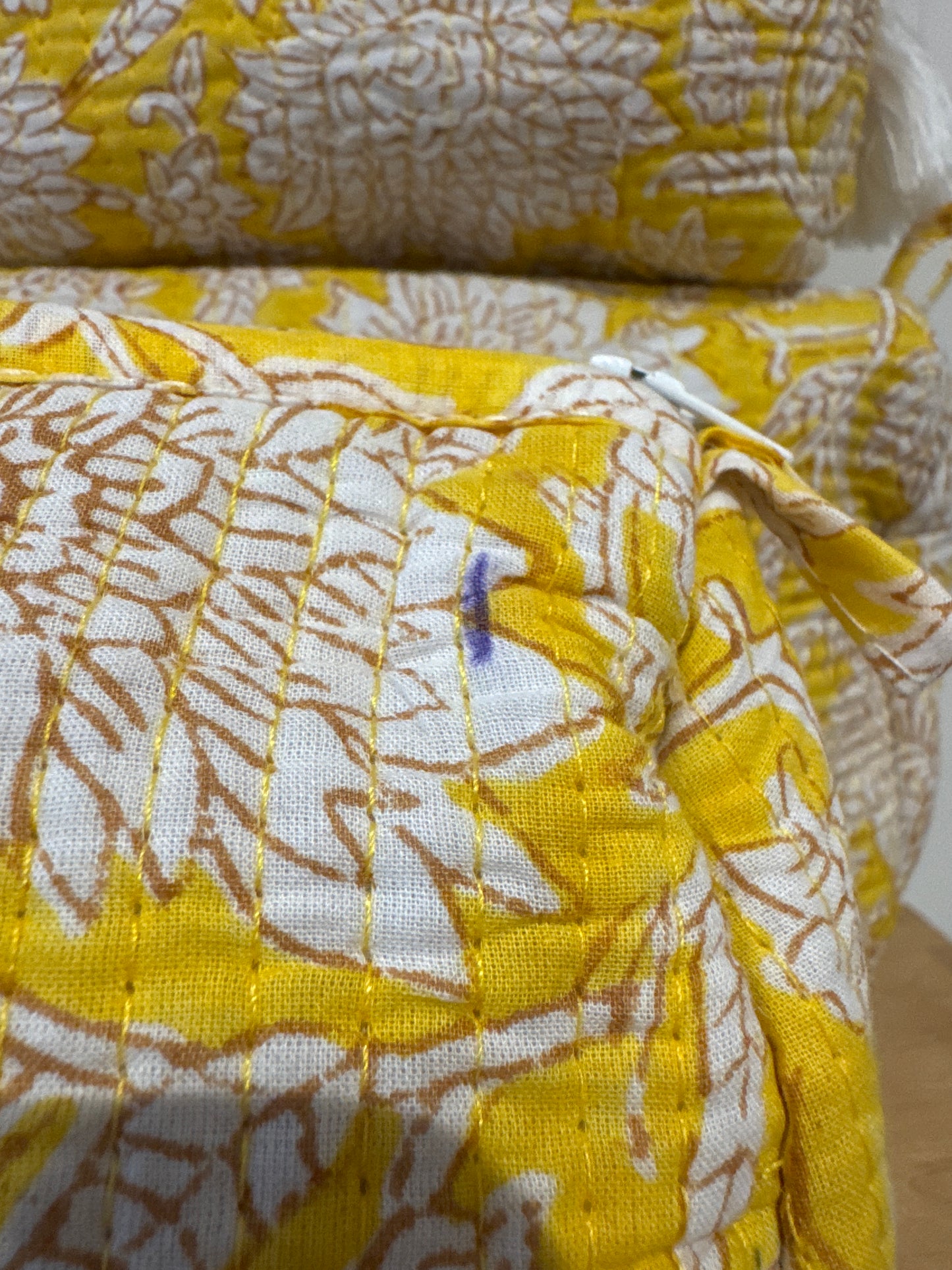 Wash Bag SETS OF 3 - Lemon SECOND QUALITY £23 Set