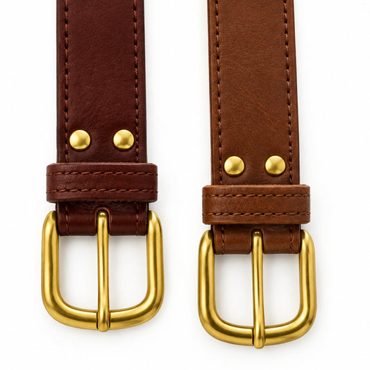 Leather Belt - Mocha