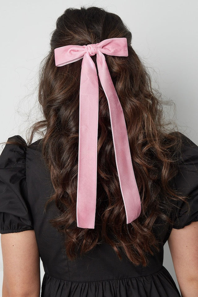 Long Hair Bows - Multiple Colours