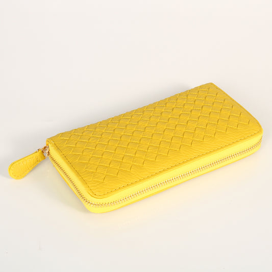 Weavey Wallet - Yellow