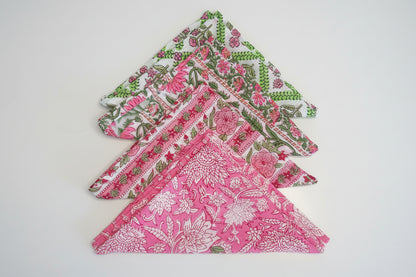 Soft Bloom Napkin Collection - Pink