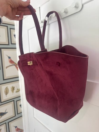 Autumn Tote Bag - Plum