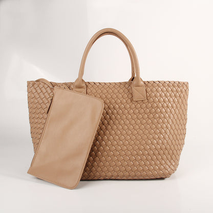 MID MAY DROP PRE ORDER The Weavey Tote - Biscuit