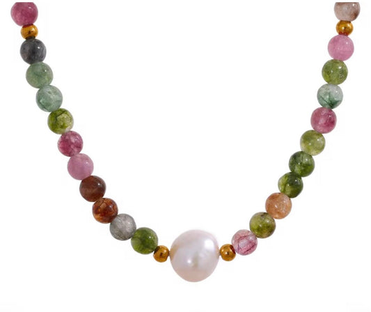 Autumn Bead Necklace