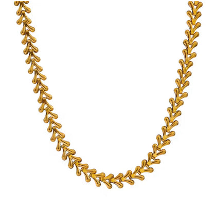 Chevron Necklace - Gold