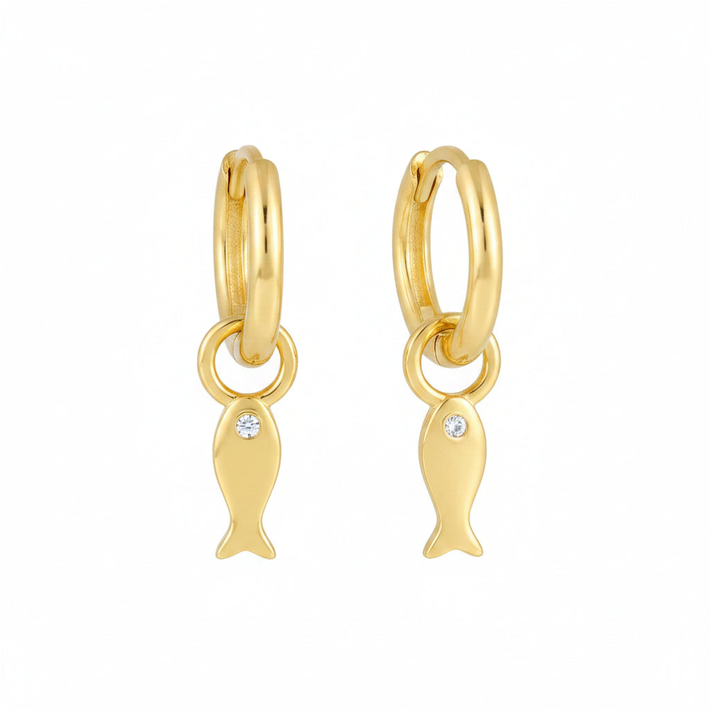 Mini Fish Huggies - Gold