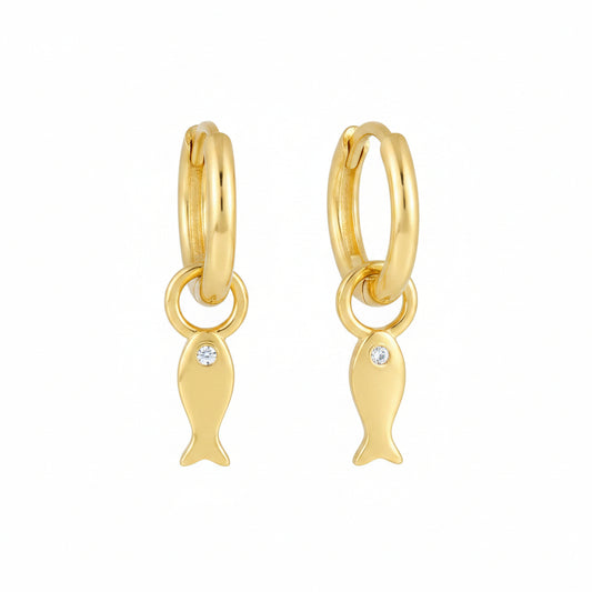 Mini Fish Huggies - Gold