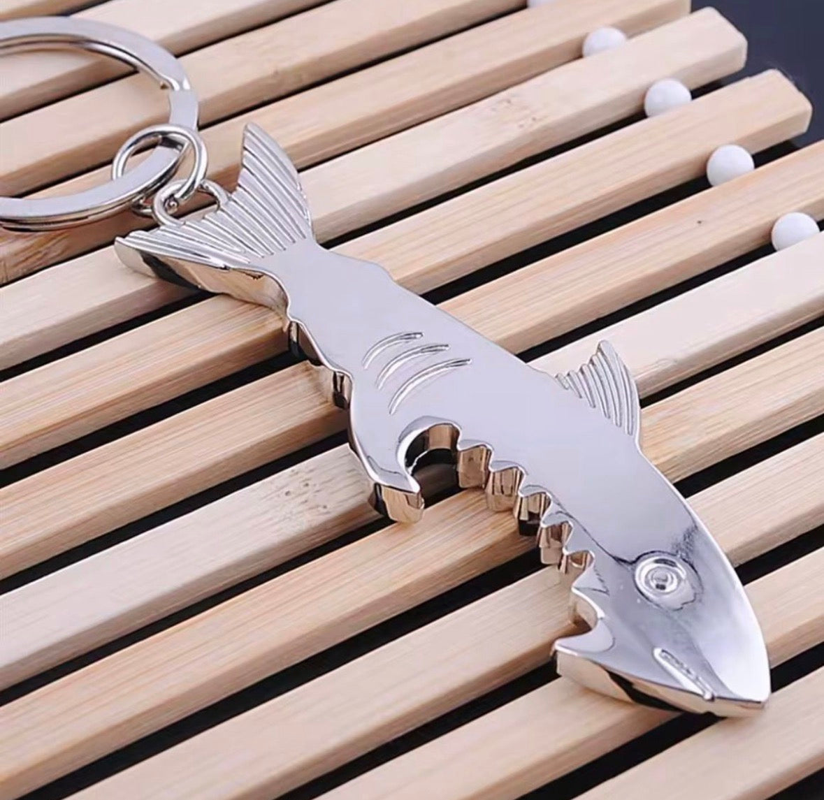 Shark Key Ring + Bottle Opener