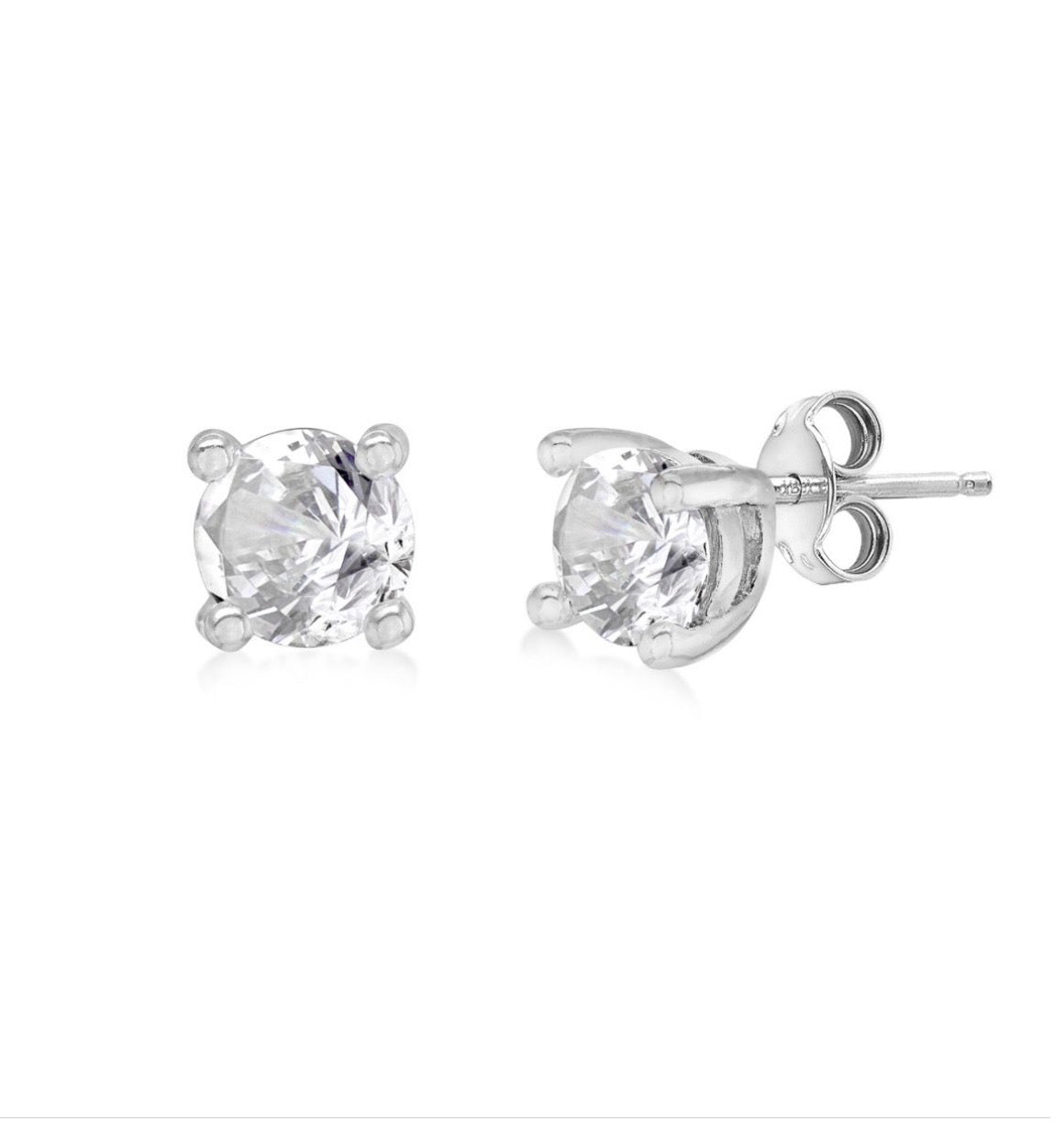 Boys Single Sterling Silver Stud
