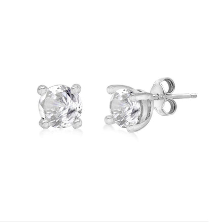 Boys Single Sterling Silver Stud