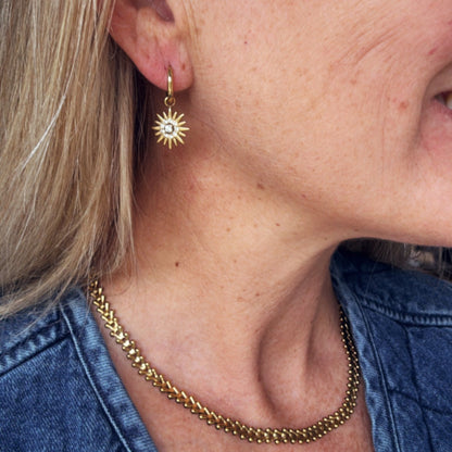 Autumn Sparkle Earrings - Gold
