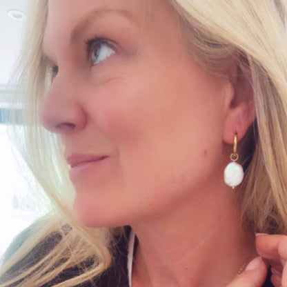 Pearl Hoops