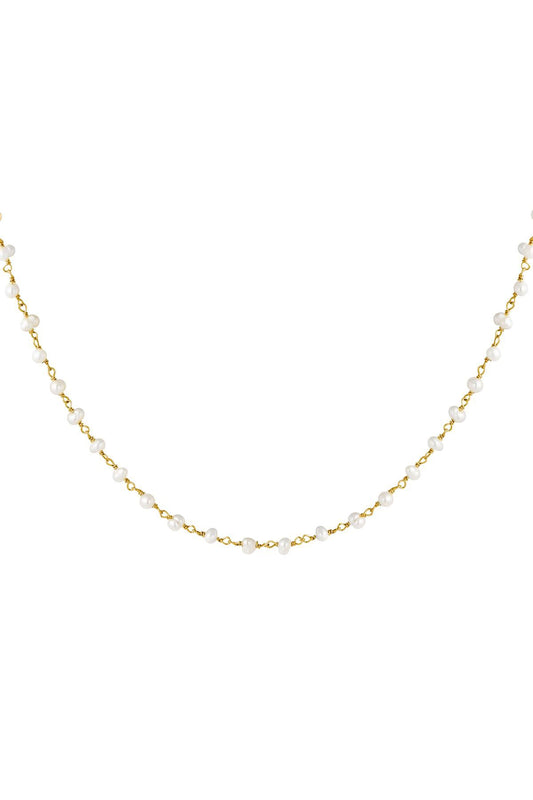 Pearly Necklace - Gold
