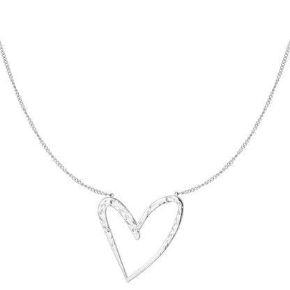 Heart Necklace - Silver