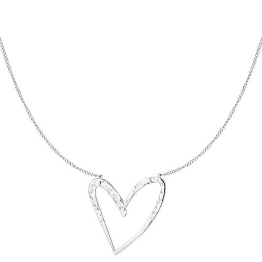 Heart Necklace - Silver