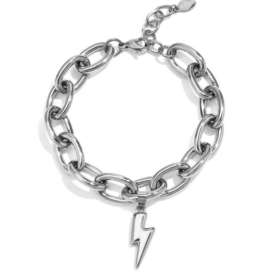 Bolt Bracelet - Silver