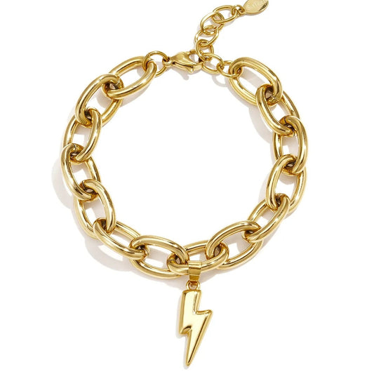 Bolt Bracelet - Gold