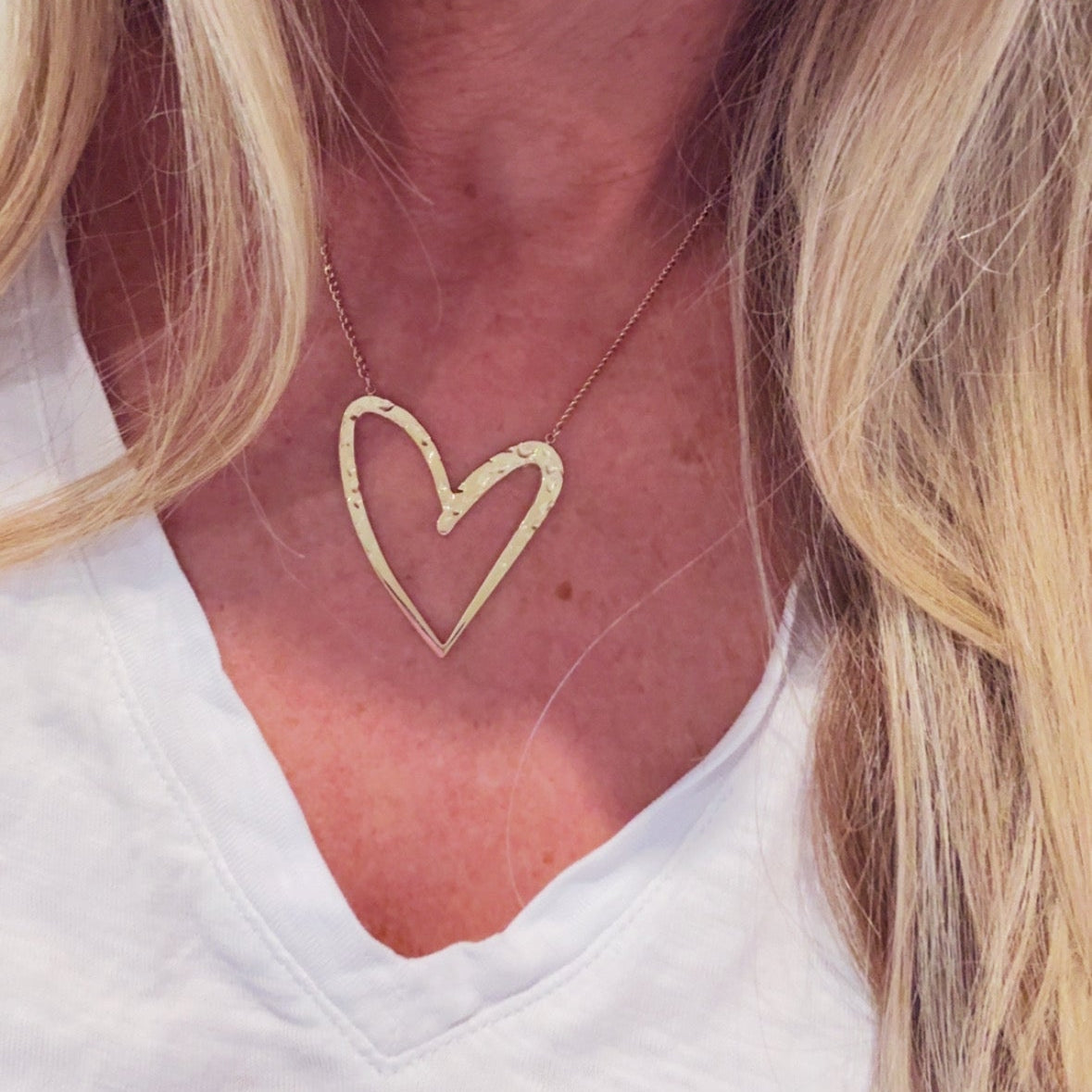 Heart Necklace - Gold