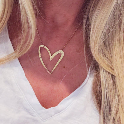 Heart Necklace - Gold