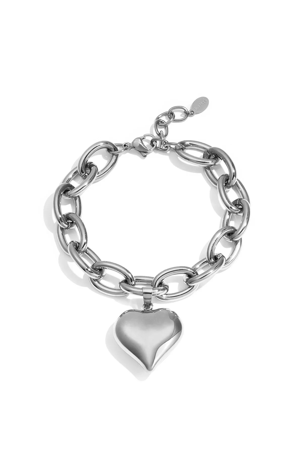 Heart Bracelet - Silver