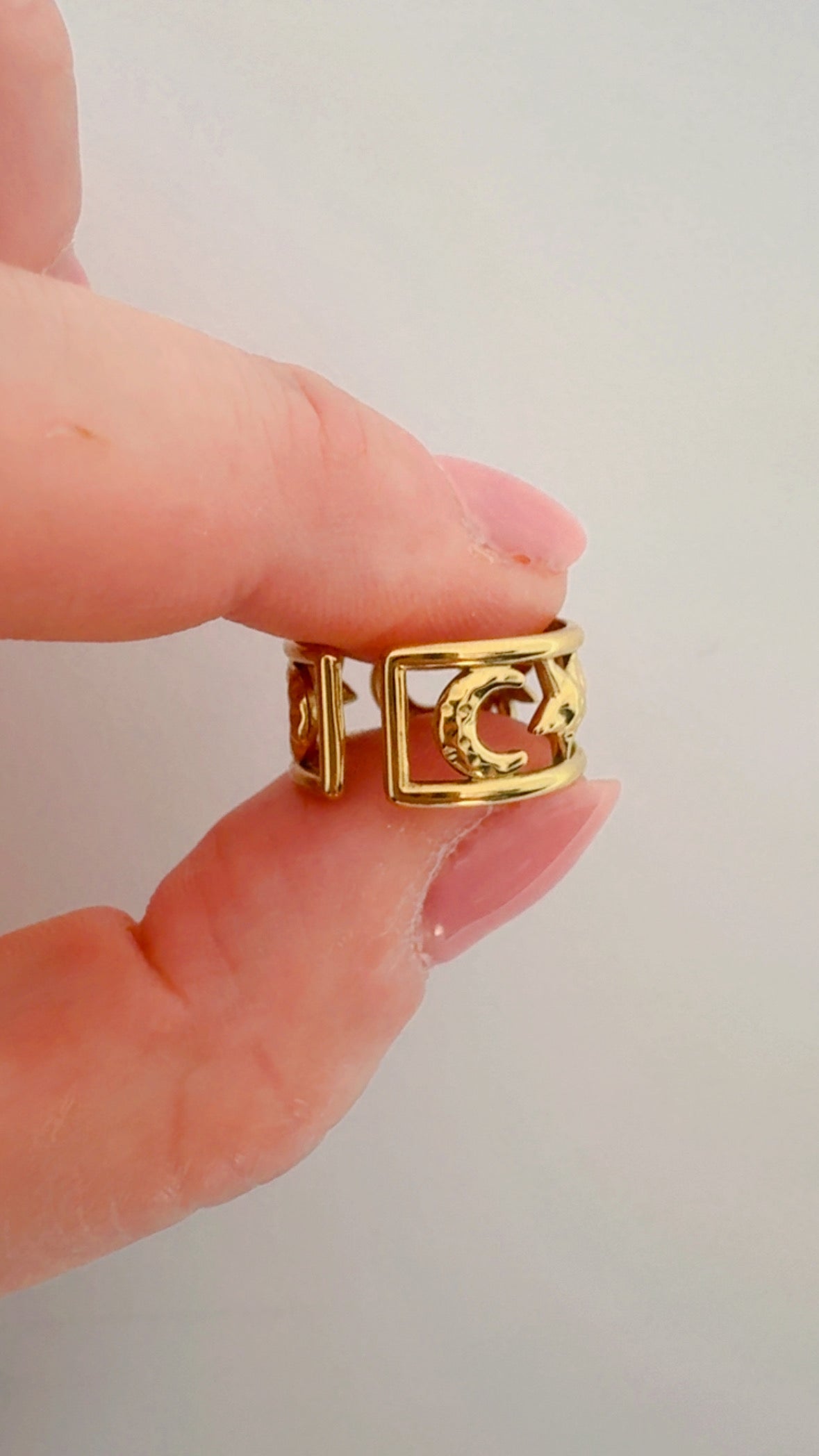 Moon Star Sun Band - Gold