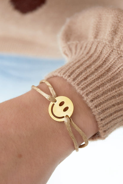 Happy Face Bracelet = Multiple Colours