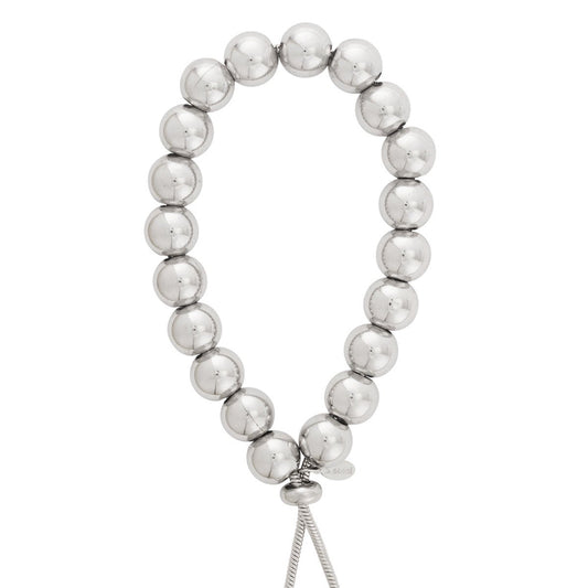 Hollow Bead Bracelet - Silver